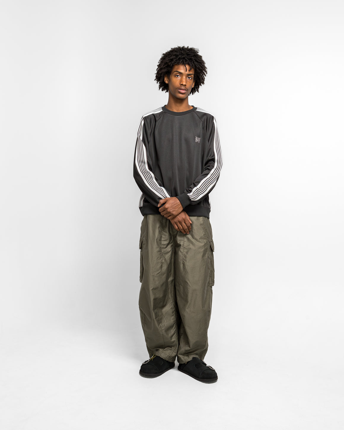 Needles - Track Crew - Charcoal Poly Smooth - UP THERE