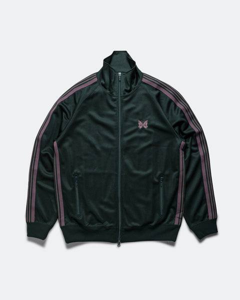 Needles - Track Jacket - Green Poly Smooth | UP THERE