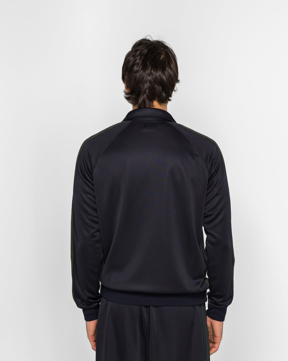 Needles - Track Jacket - Navy Poly Smooth - UP THERE