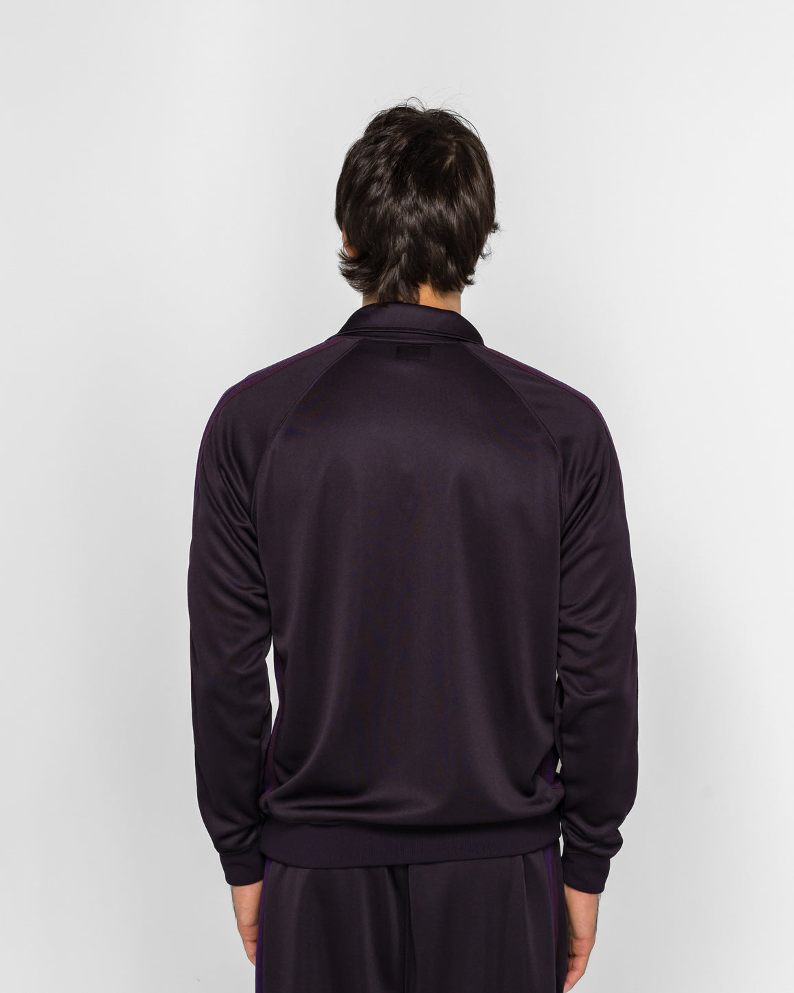 Needles - Track Jacket - Purple Poly Smooth - UP THERE