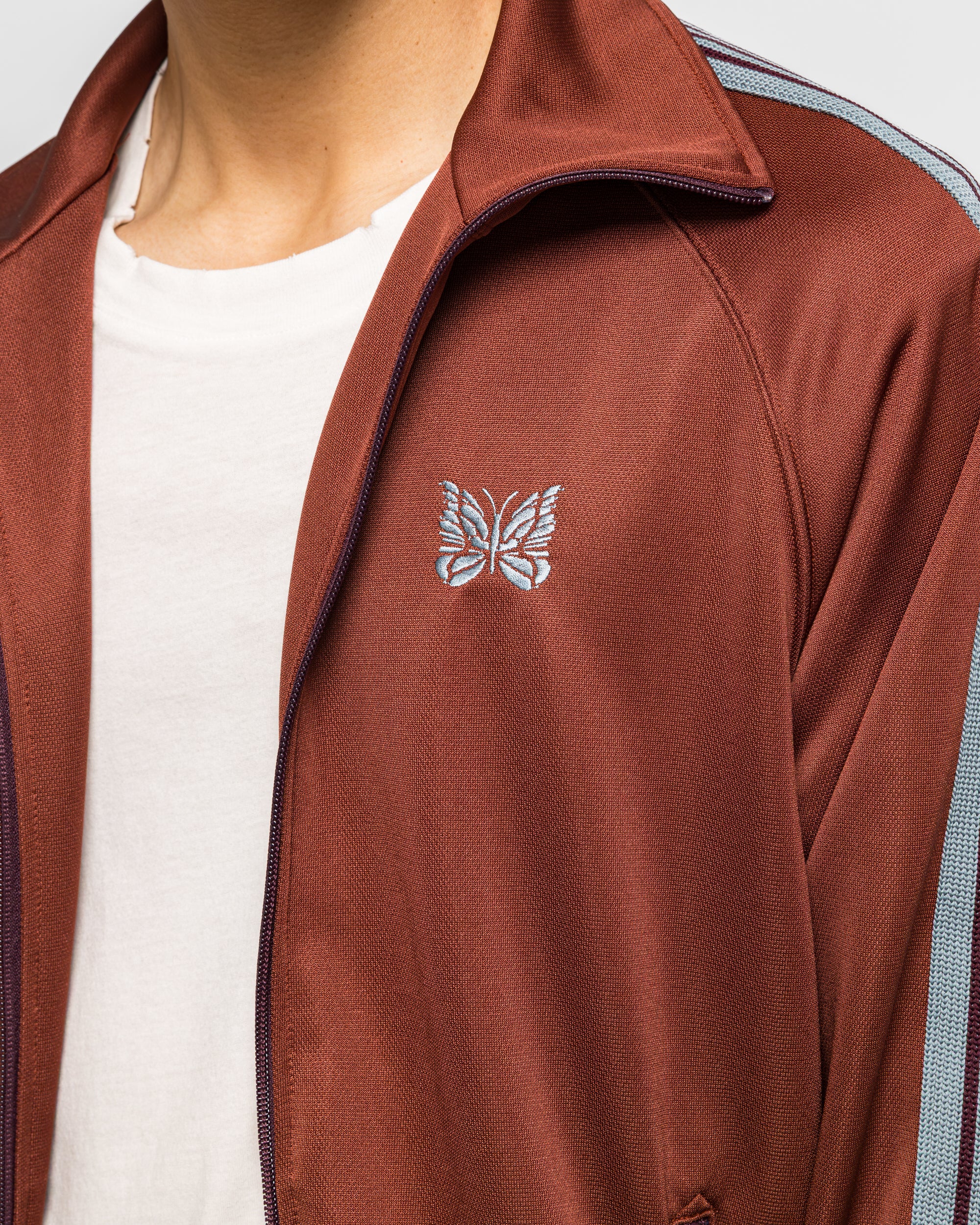 トップス NEEDLES Run-up Jacket - Poly Dry Twill NEEDLES〉 Zipped Work Hoody - PE/C Twill Color / Burgundy ¥56,100