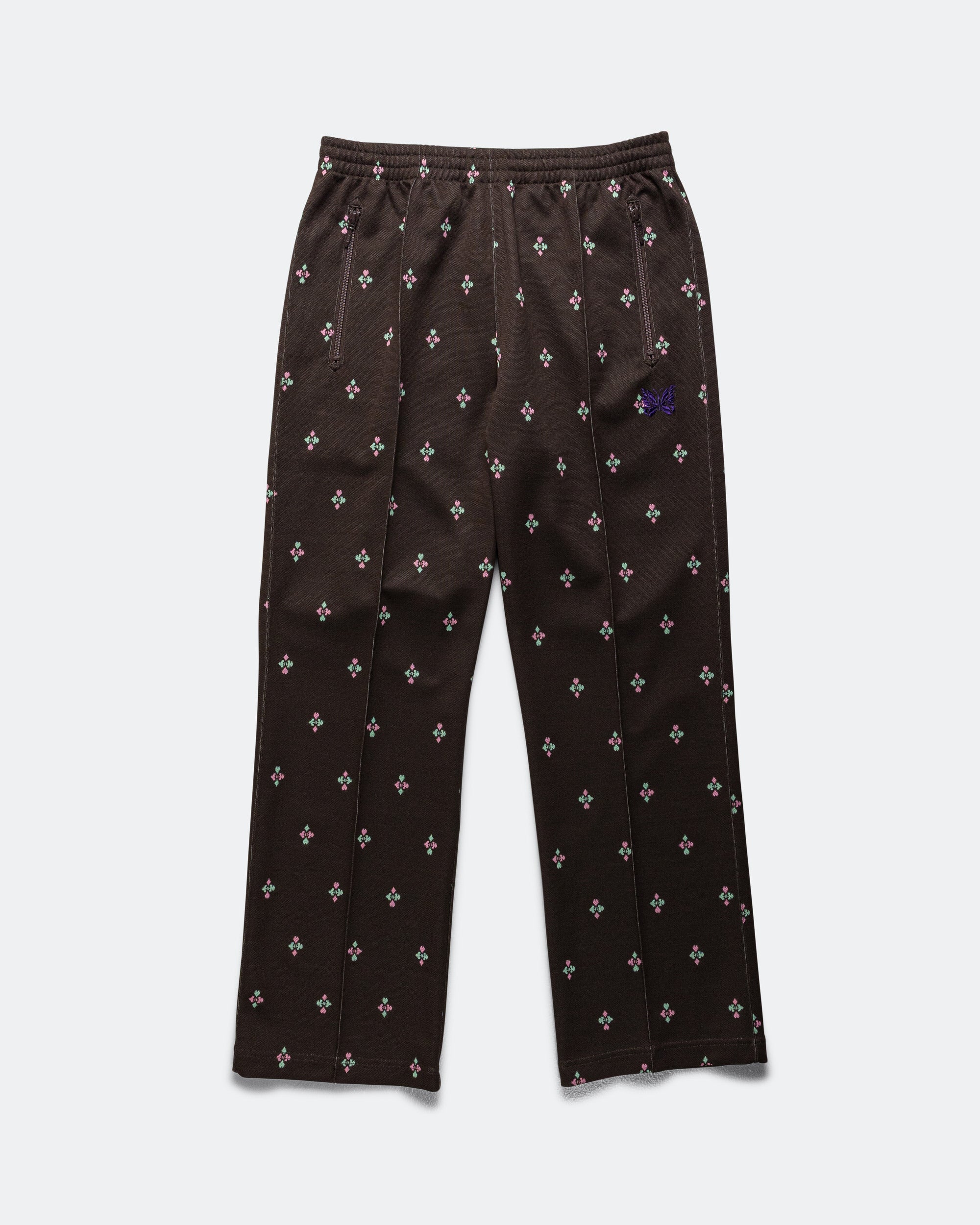 Needles - Track Pant - Blackjack Poly Jacquard | UP THERE
