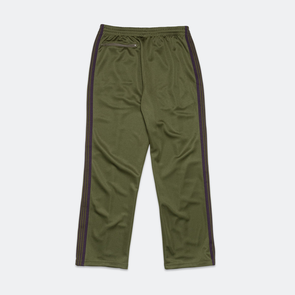 Needles - Track Pant - Olive Poly Smooth - UP THERE