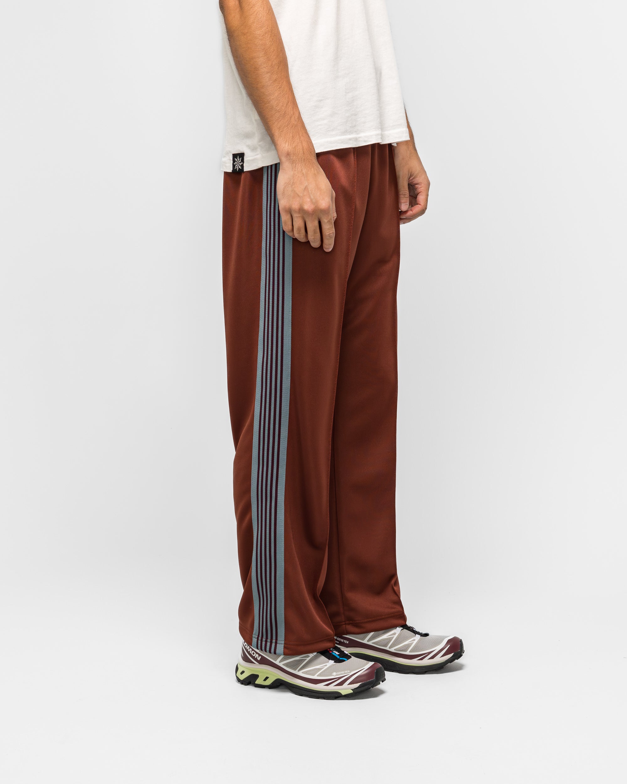 Needles - Track Pant - Rust Poly Smooth | UP THERE