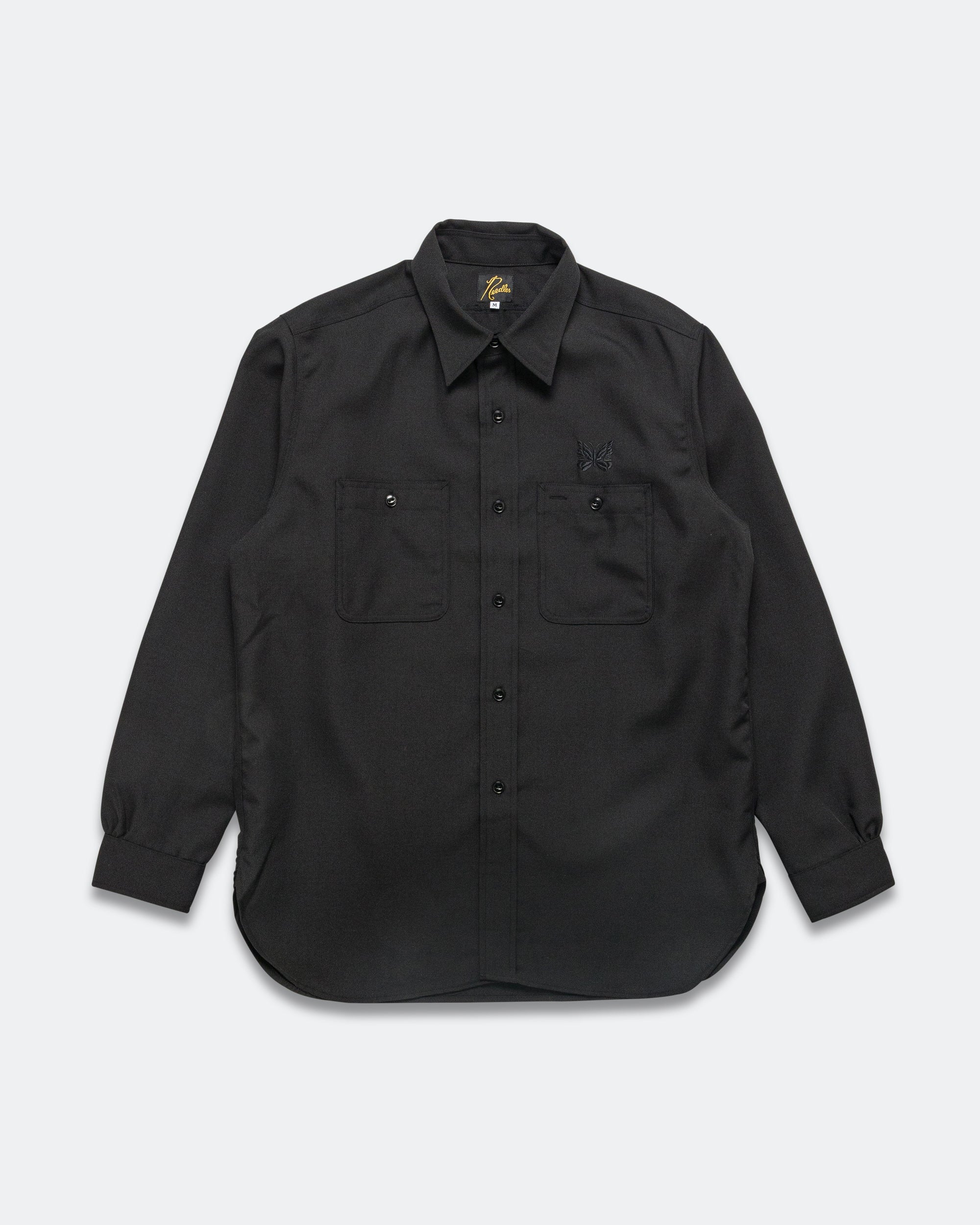 Needles - Work Shirt - Black PE/W Gabardine | UP THERE