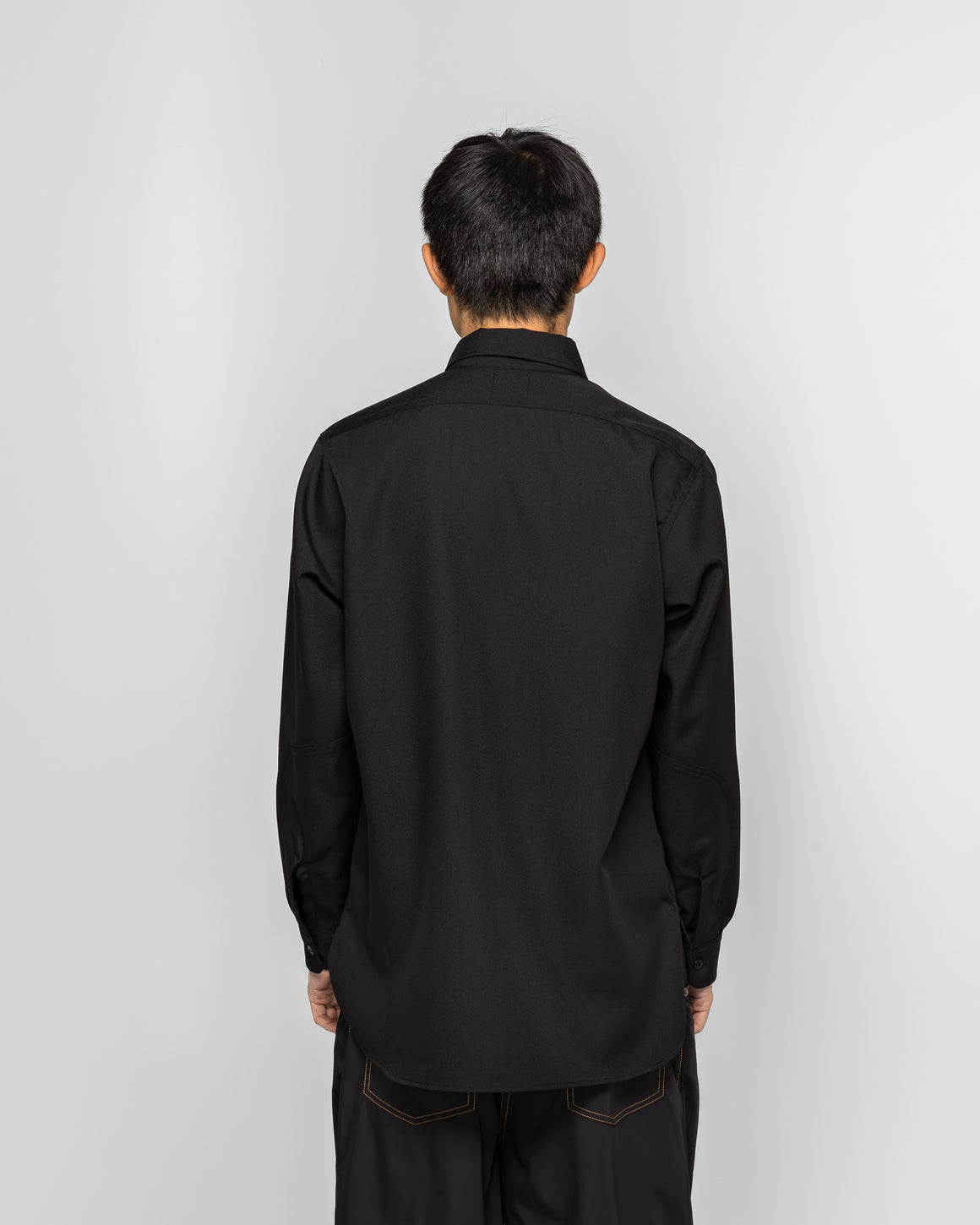 Needles - Work Shirt - Black PE/W Gabardine - UP THERE