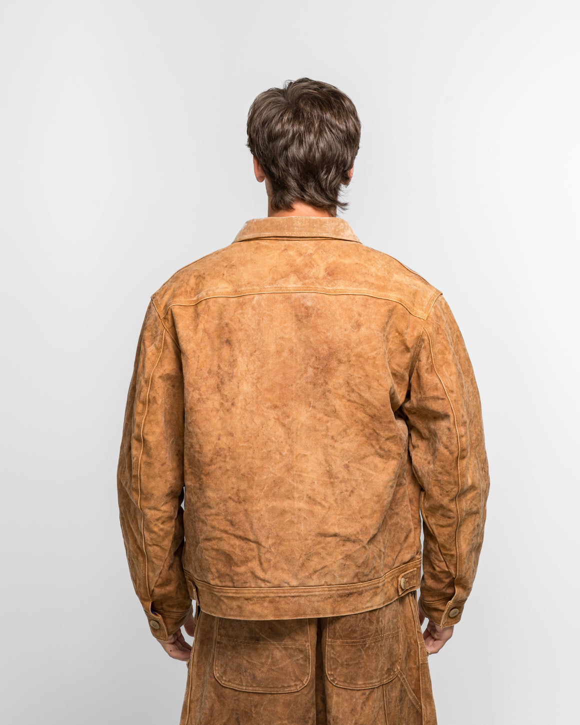 Needles - Zipped Work Jacket - Brown Duck Canvas - UP THERE