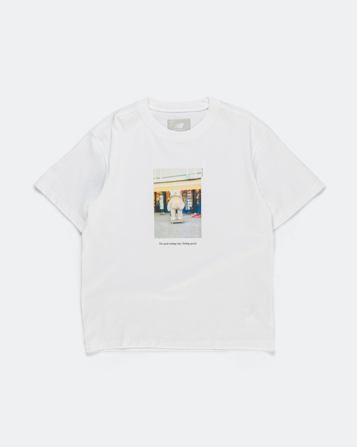 New Balance - NB GREY Graphic T-Shirt - White - UP THERE