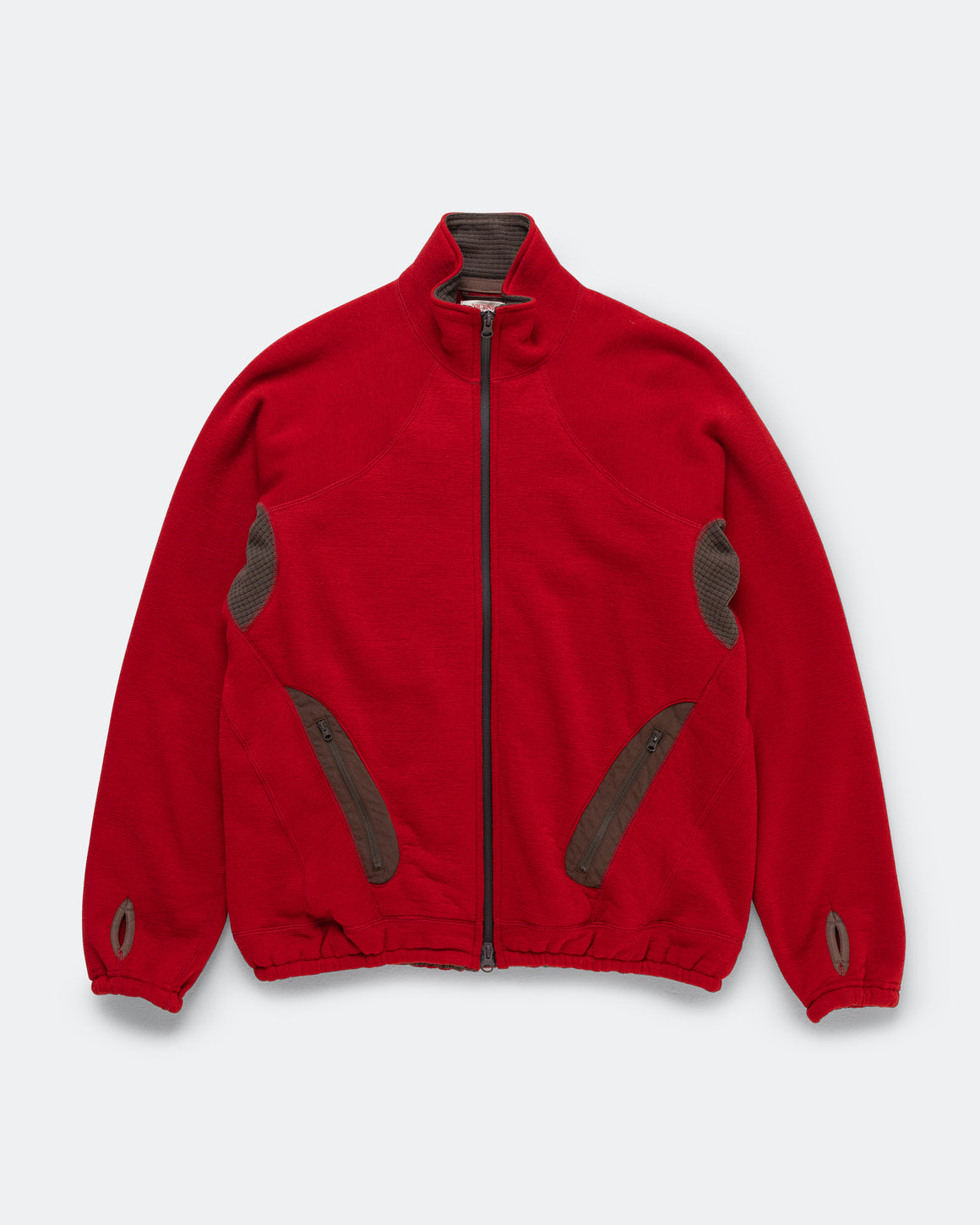 Niceness - BAILEY Wool Fleece Field Blouson - Red - UP THERE