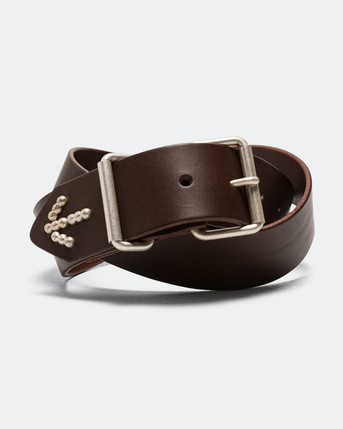 Niceness - CHANCE NN Vacchetta Bluehide Belt 45mm - Brown - UP THERE