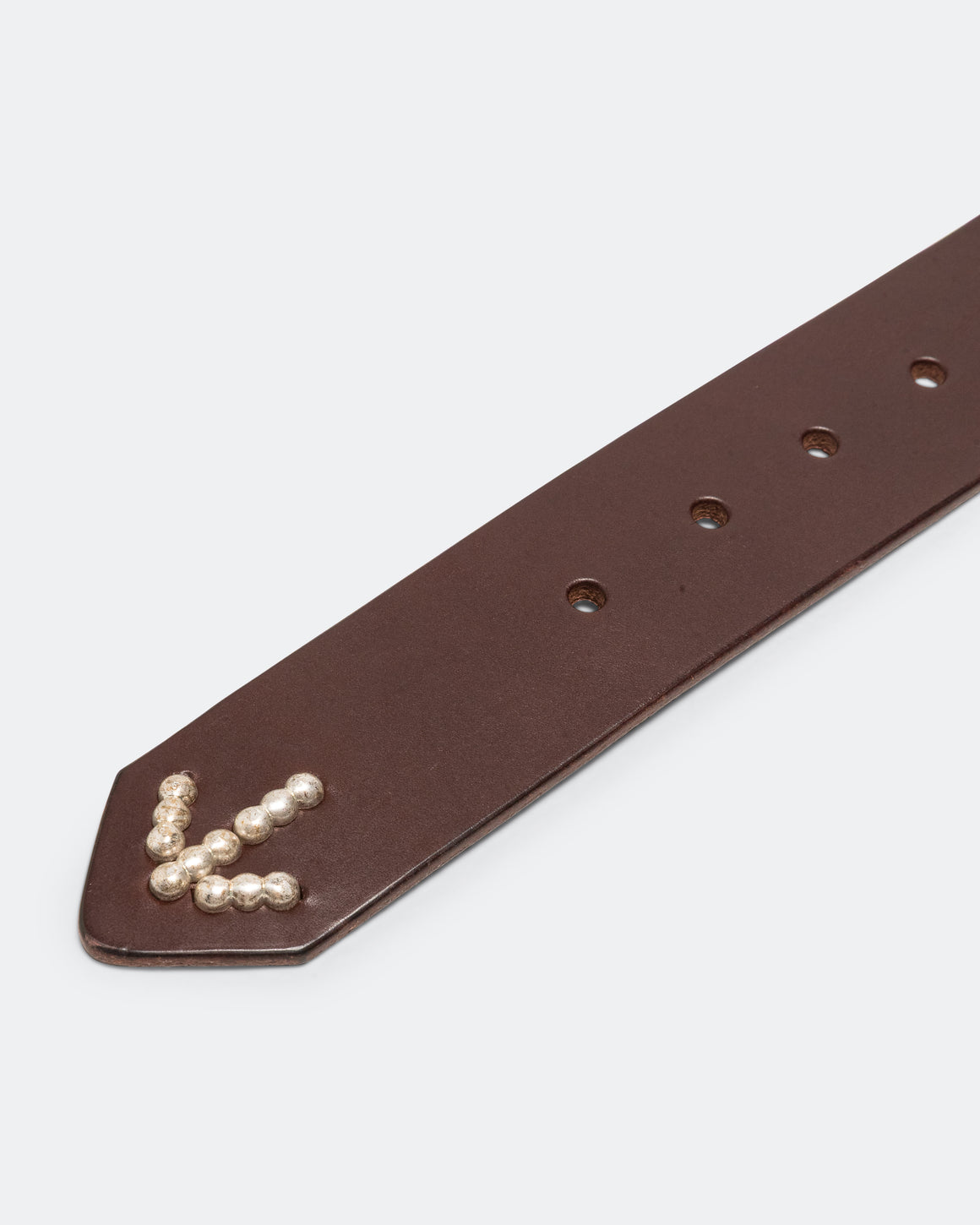 Niceness - CHANCE NN Vacchetta Bluehide Belt 45mm - Brown - UP THERE