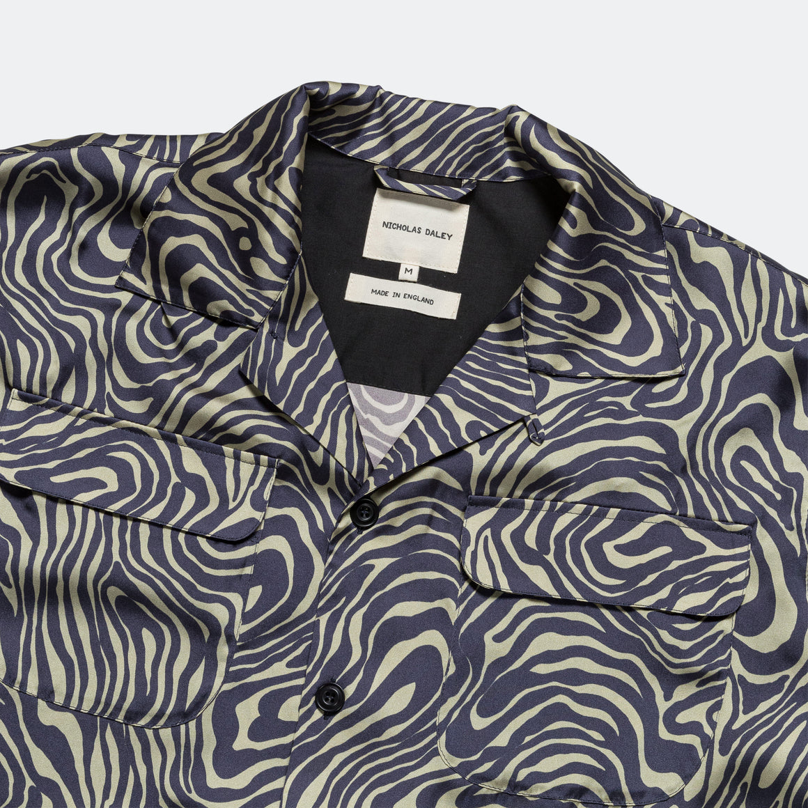 Aloha Shirt - Zebra Swirl