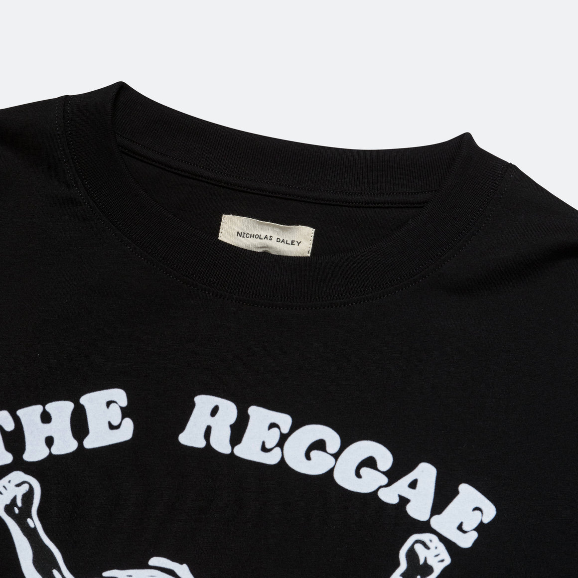 Nicholas Daley - LS Reggae Klub T-Shirt - Black - UP THERE