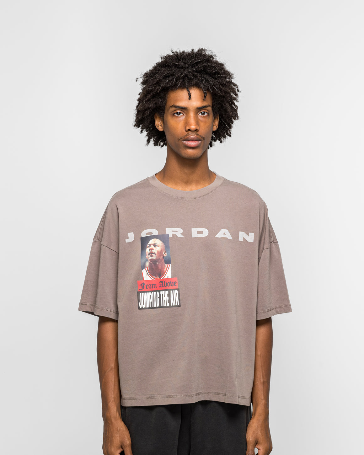 Jordan - Above SS Tee x FEAR - Cave Stone - UP THERE