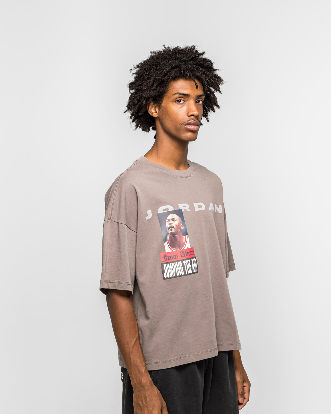 Jordan - Above SS Tee x FEAR - Cave Stone - UP THERE
