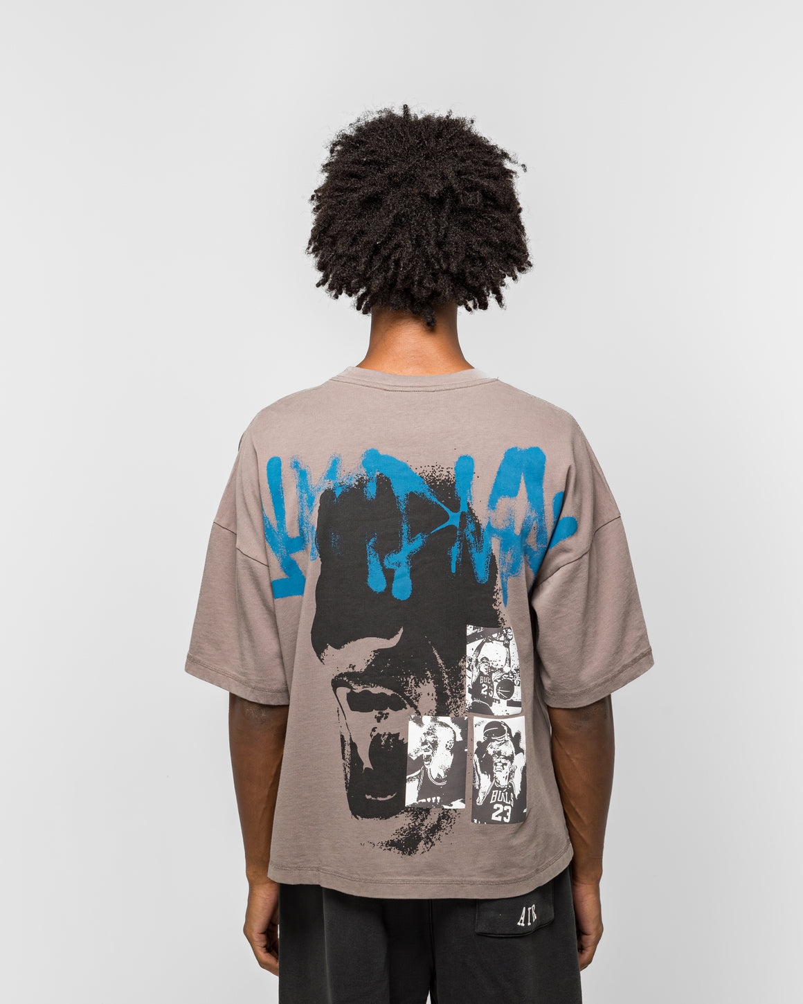 Jordan - Above SS Tee x FEAR - Cave Stone - UP THERE