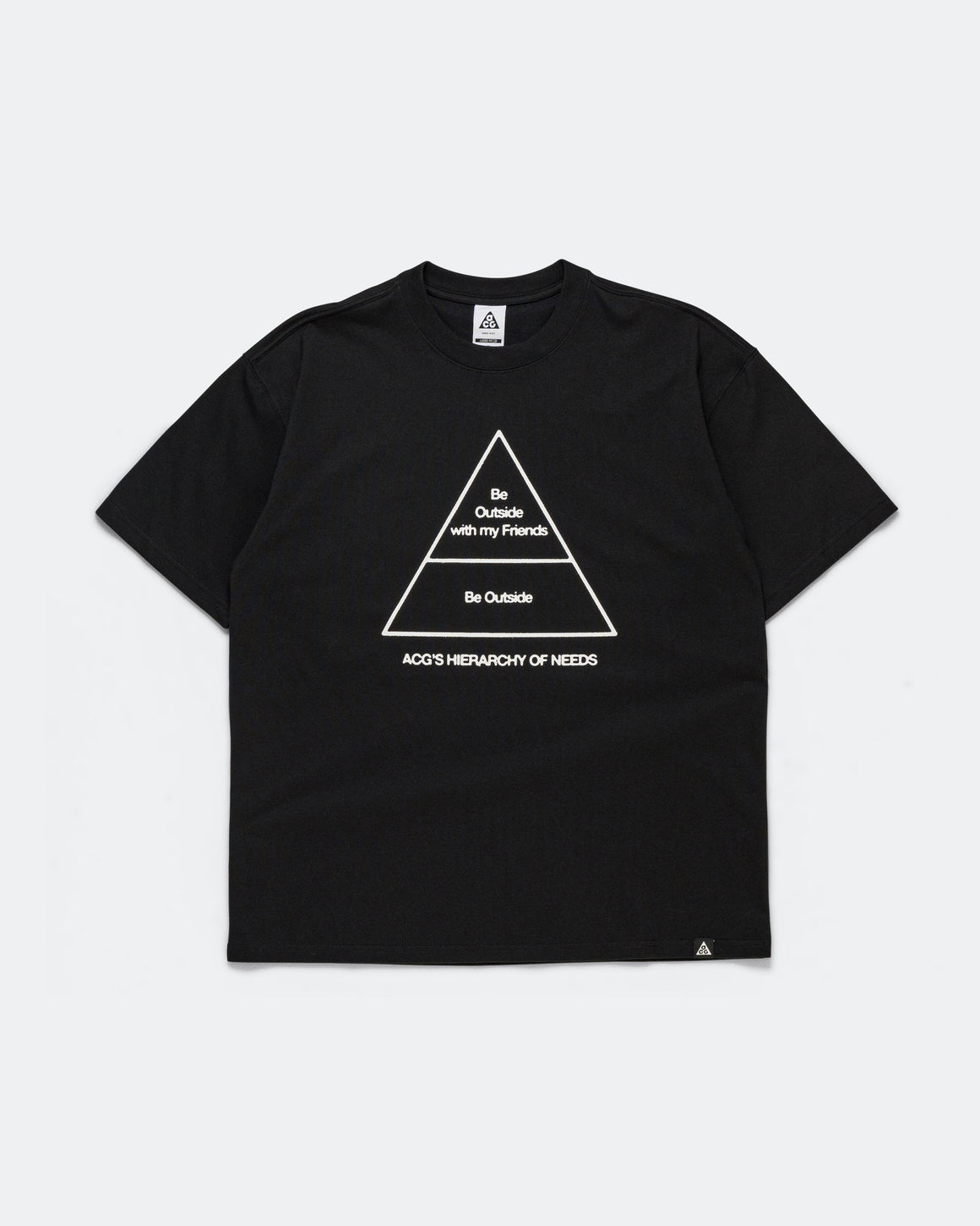 Nike ACG - Dri-Fit 'Triangle' Tee - Black - UP THERE