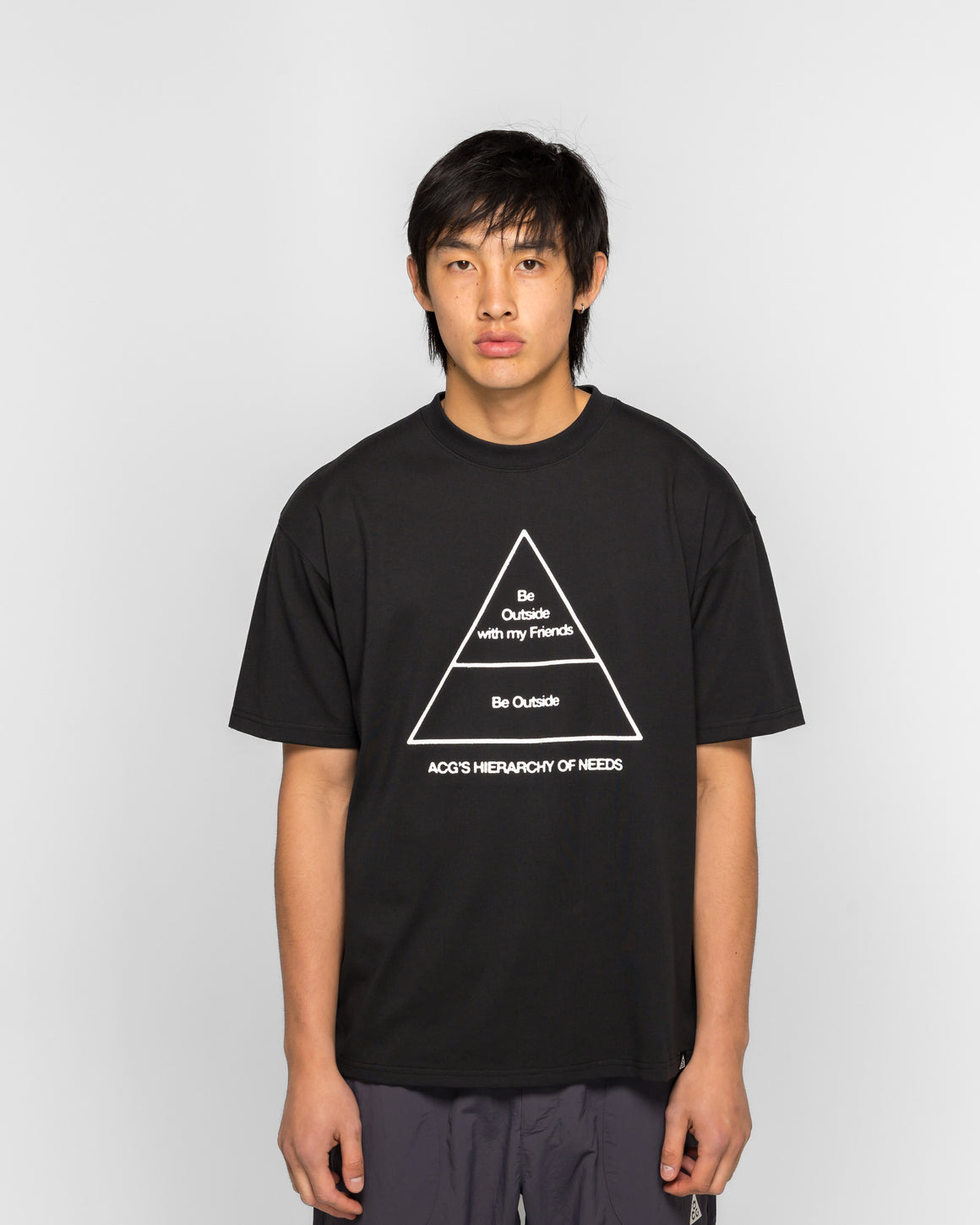 Nike ACG - Dri-Fit 'Triangle' Tee - Black - UP THERE