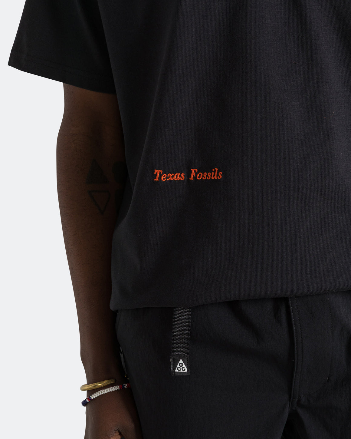 Nike ACG - Dri-FIT 'Fossils' SS Tee - Black - UP THERE