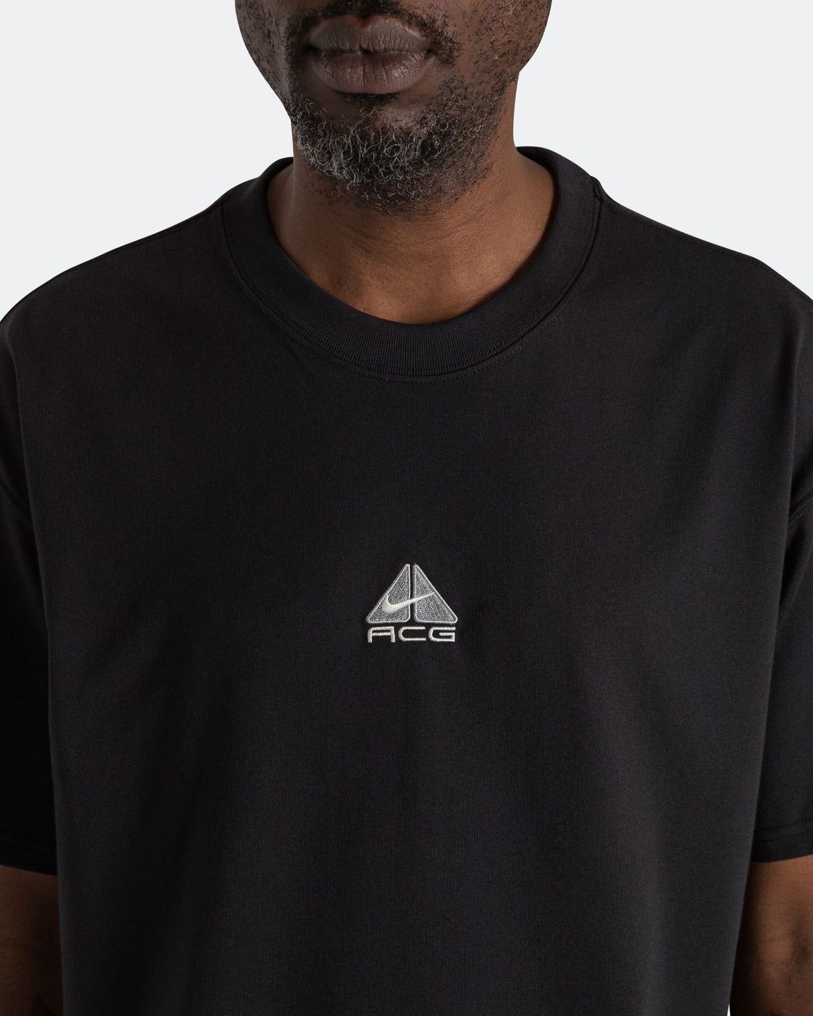 Nike ACG - LBR Lungs SS Tee - Black/Lt Smoke Grey-Summit White - UP THERE