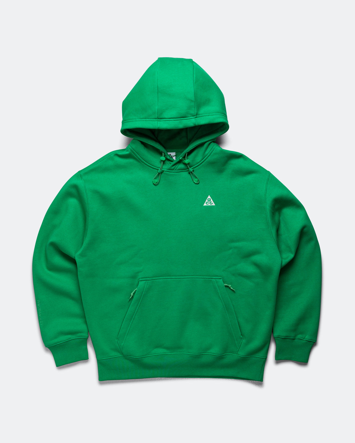 Nike ACG - Therma-FIT Tuff Fleece Hoody - Stadium Green/Lt Khaki-Summit White - UP THERE