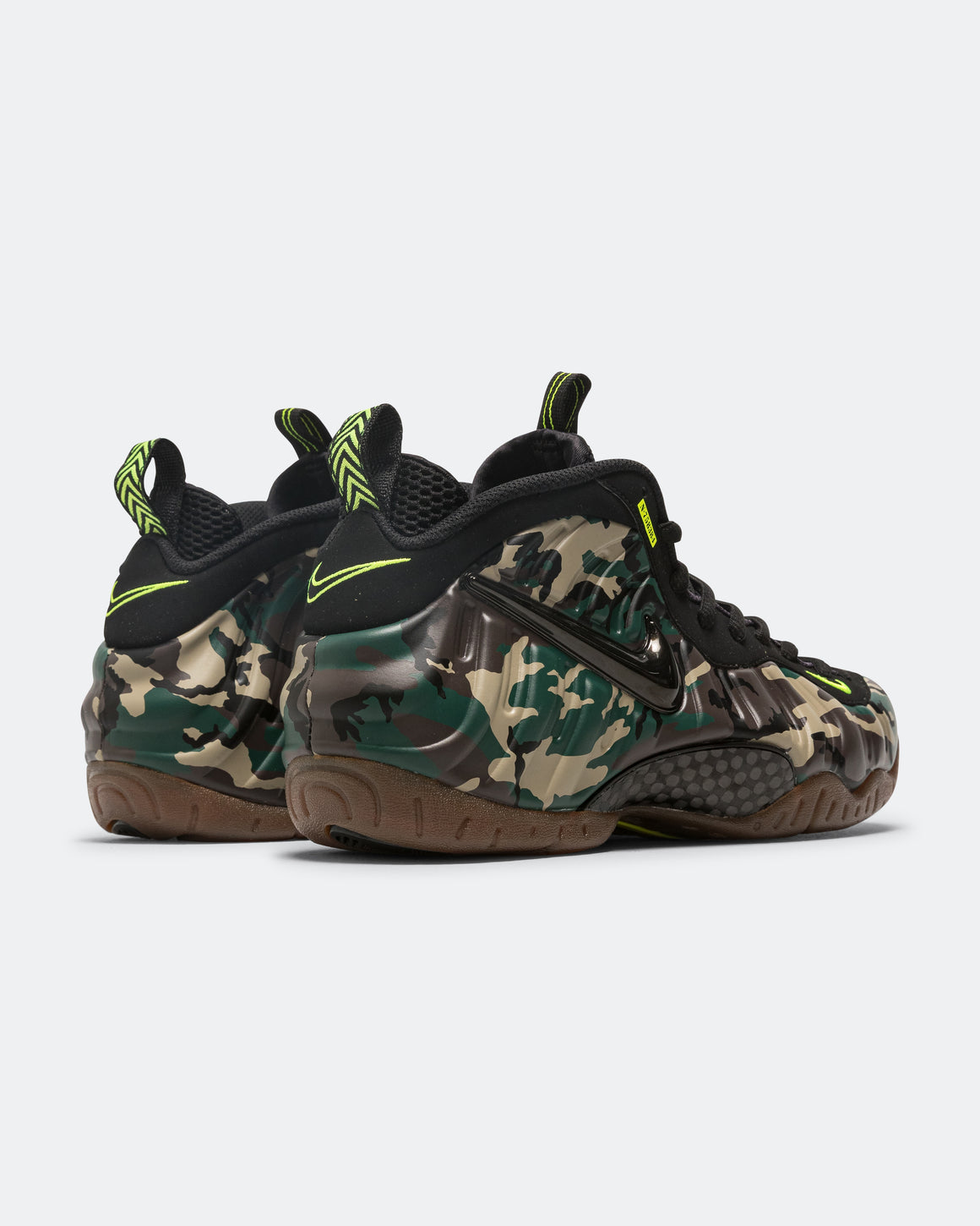 Nike - Air Foamposite Pro Premium - Black/Black-Voltage Green-Gum Dark Brown - UP THERE