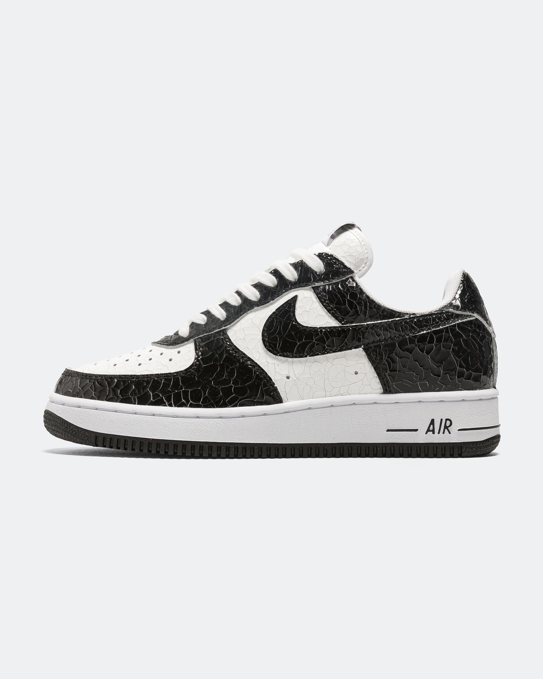 Nike - Air Force 1 Cracked Leather - Black/Black-White - UP THERE