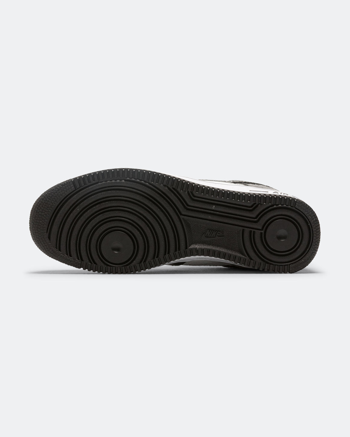 Nike - Air Force 1 Cracked Leather - Black/Black-White - UP THERE