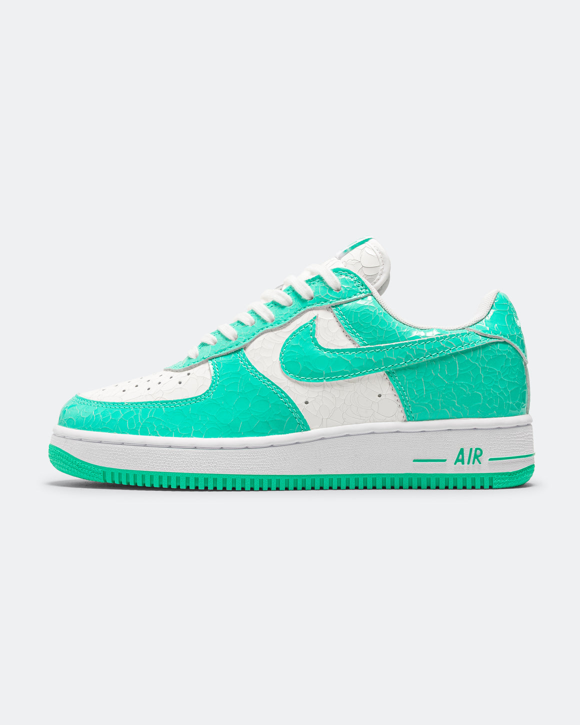 Nike - Air Force 1 Cracked Leather - Menta/Menta-White - UP THERE