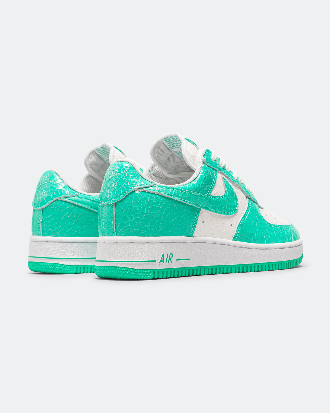 Nike - Air Force 1 Cracked Leather - Menta/Menta-White - UP THERE