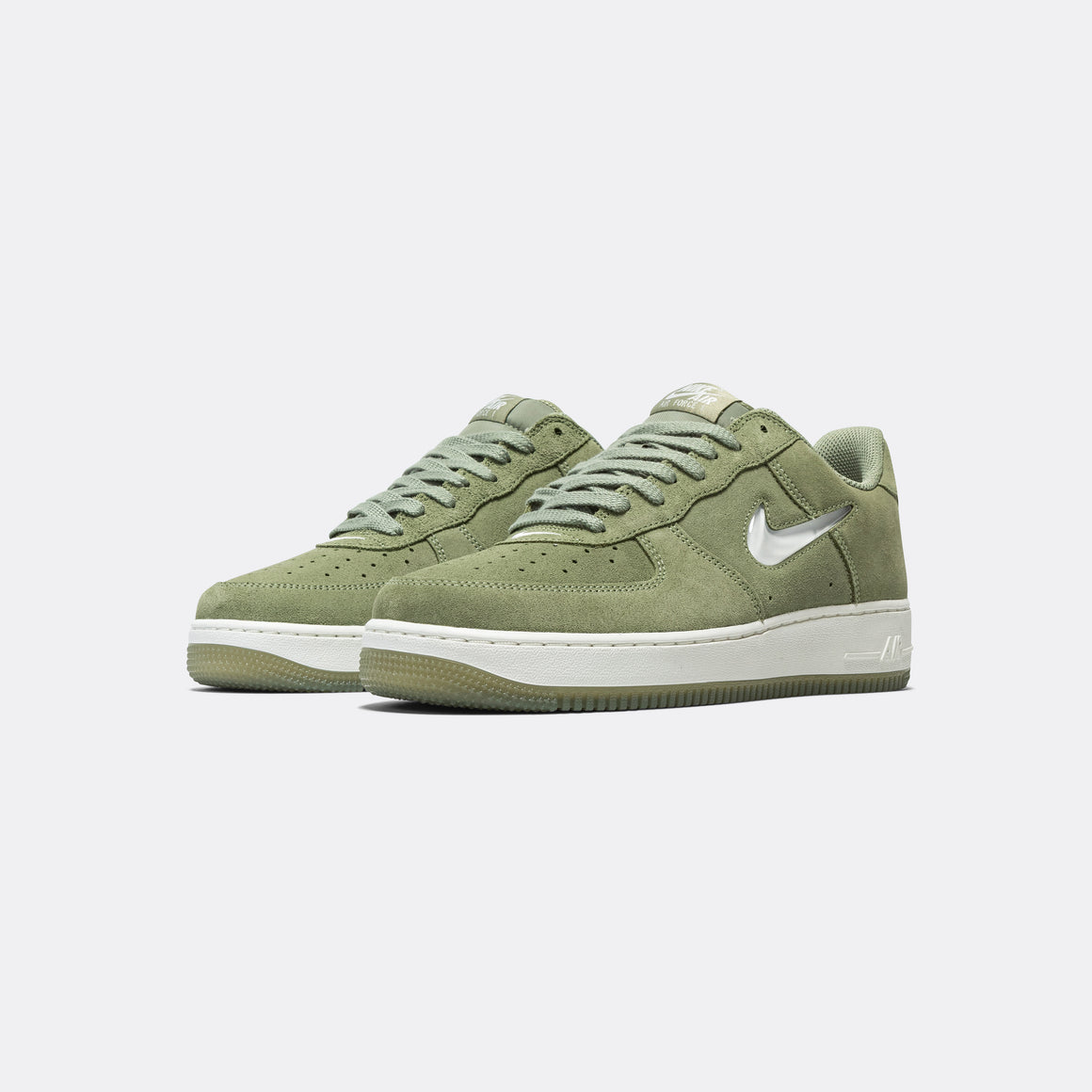 Nike - Air Force 1 Low Retro 'Colour of the Month' - Oil Green/Summit White - UP THERE