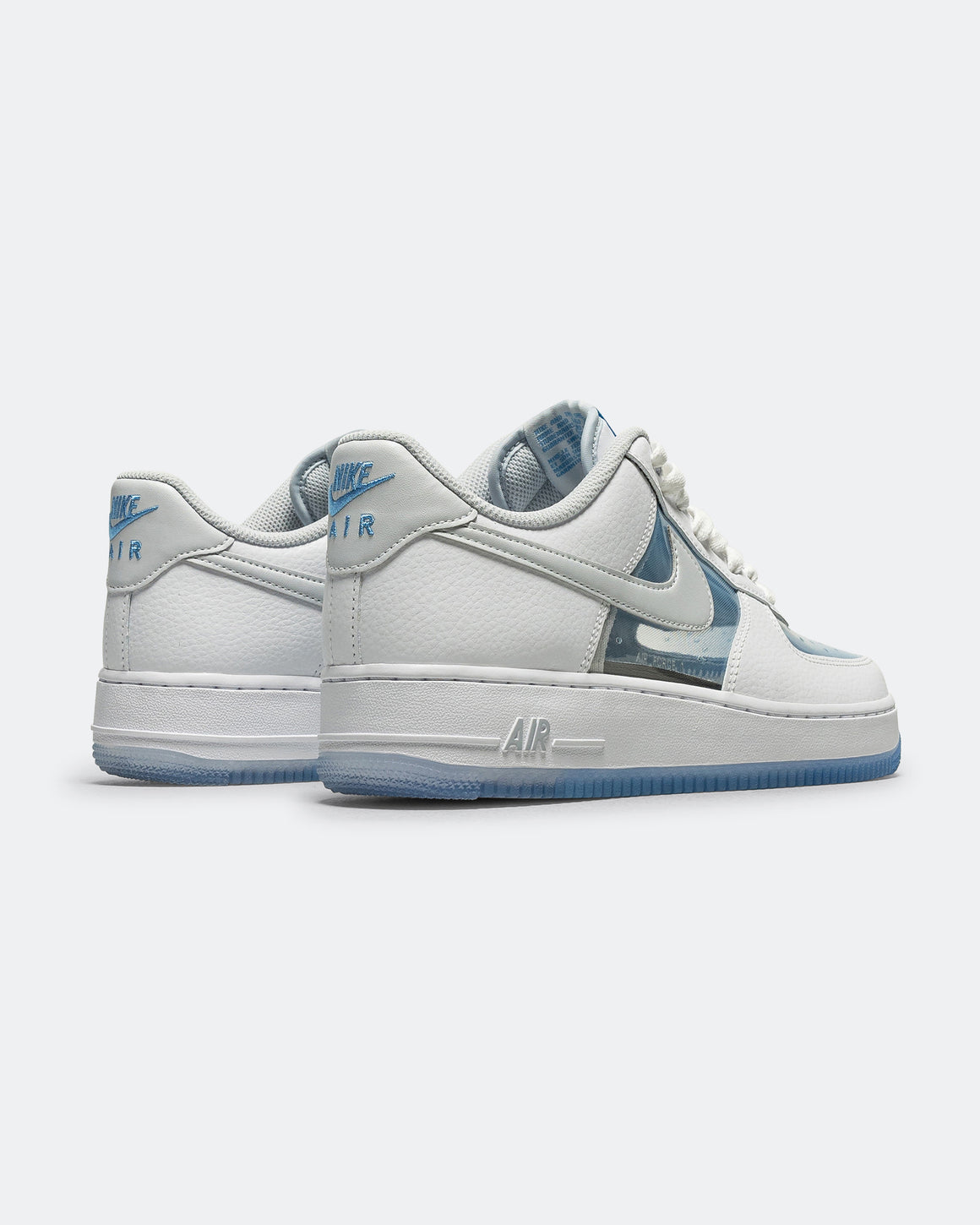 Nike - Air Force 1 Retro QS - White/Pure Platinum-University Blue - UP THERE