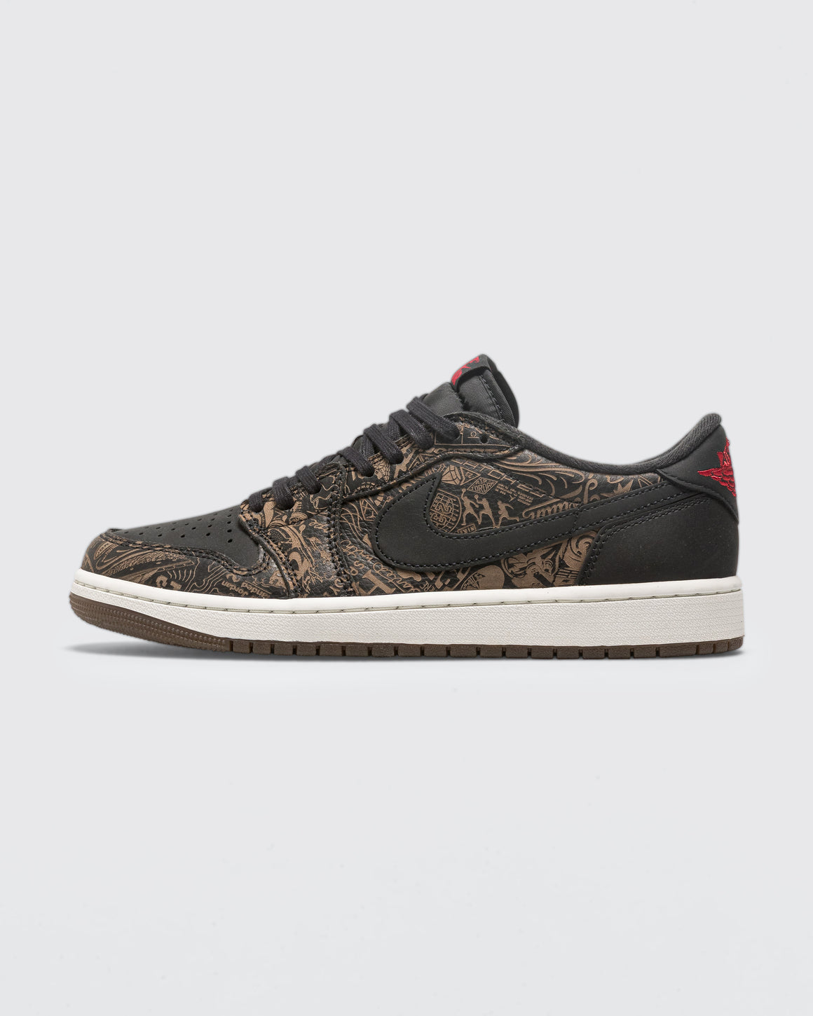 Jordan - Air Jordan 1 Low OG 'Laser' - Black/Varsity Red-Summit White - UP THERE