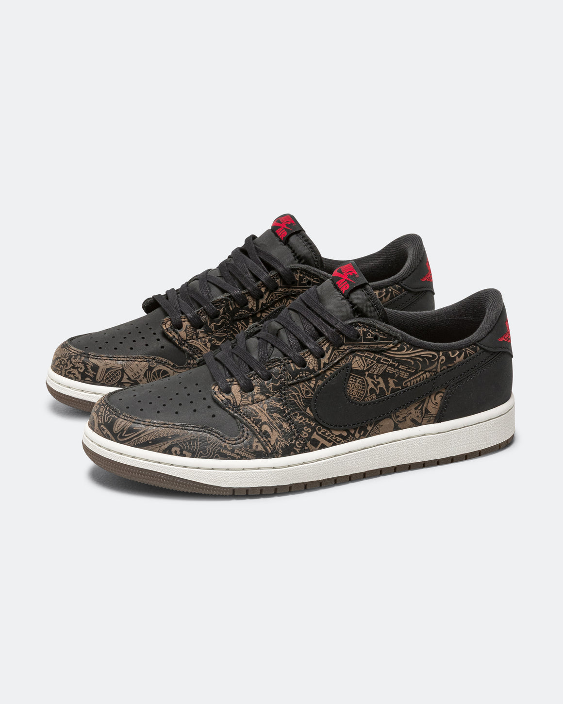 Jordan - Air Jordan 1 Low OG 'Laser' - Black/Varsity Red-Summit White - UP THERE