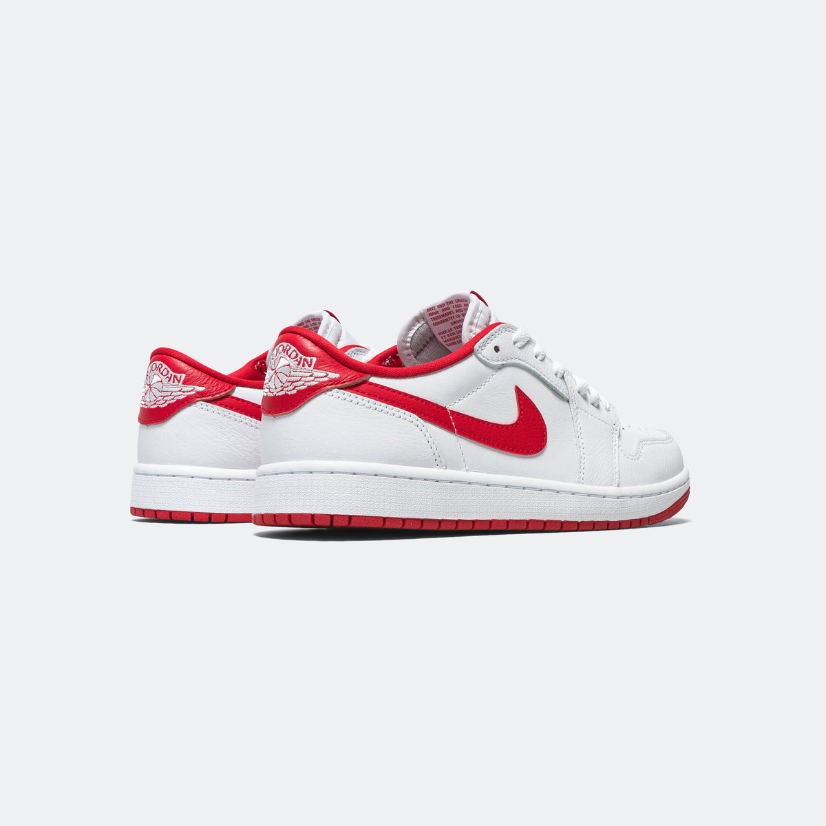 Nike Air Jordan 1 Low - White/University Red | UP THERE