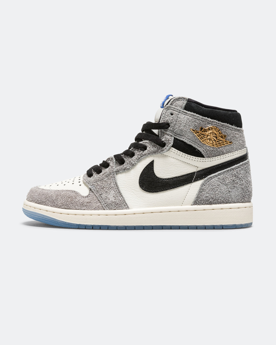 Jordan - Air Jordan 1 Retro High OG - Cool Grey/Black-Sail-Game Royal - UP THERE