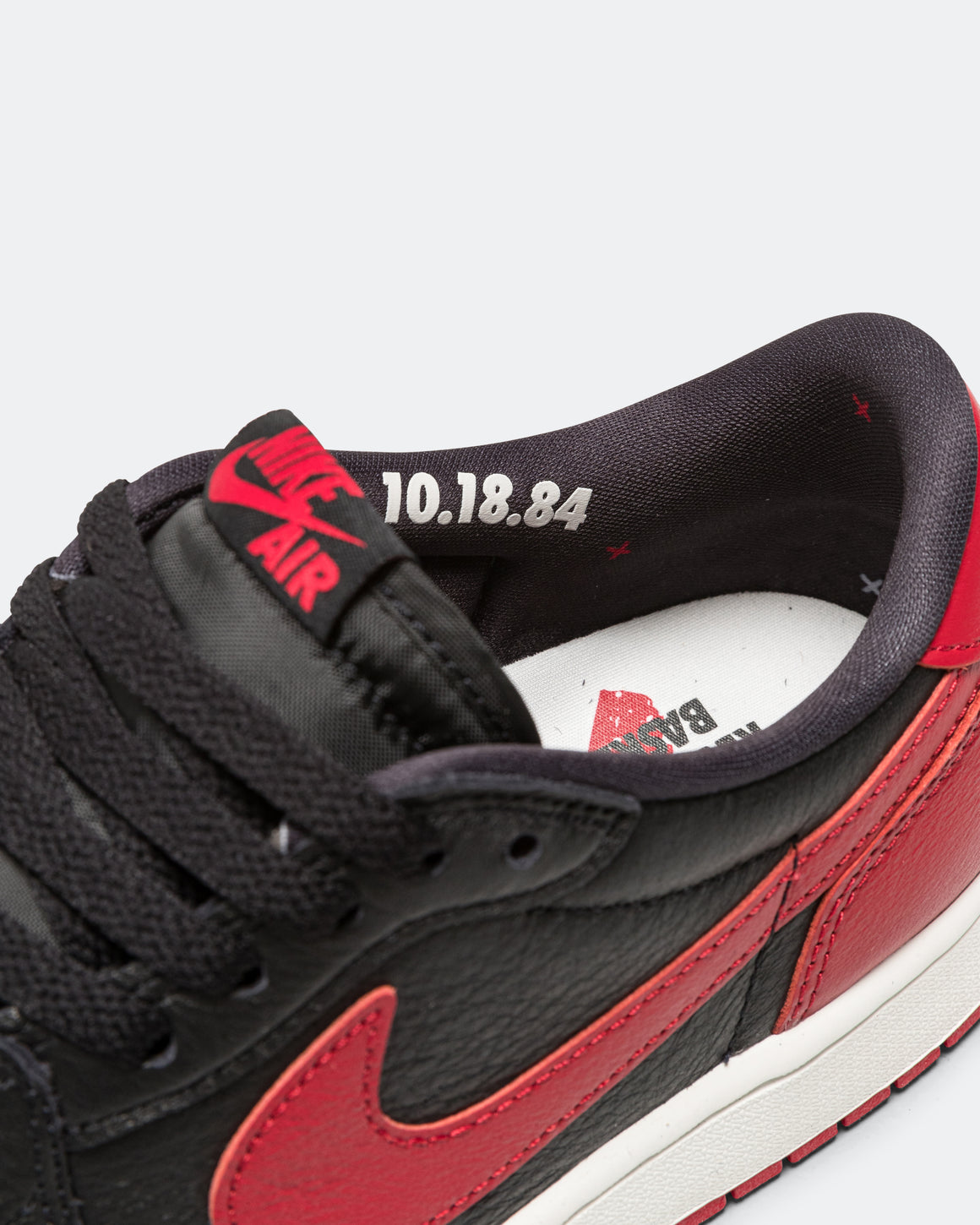 Jordan - Air Jordan 1 Retro Low OG - Black/Black-Varsity Red-Summit White - UP THERE