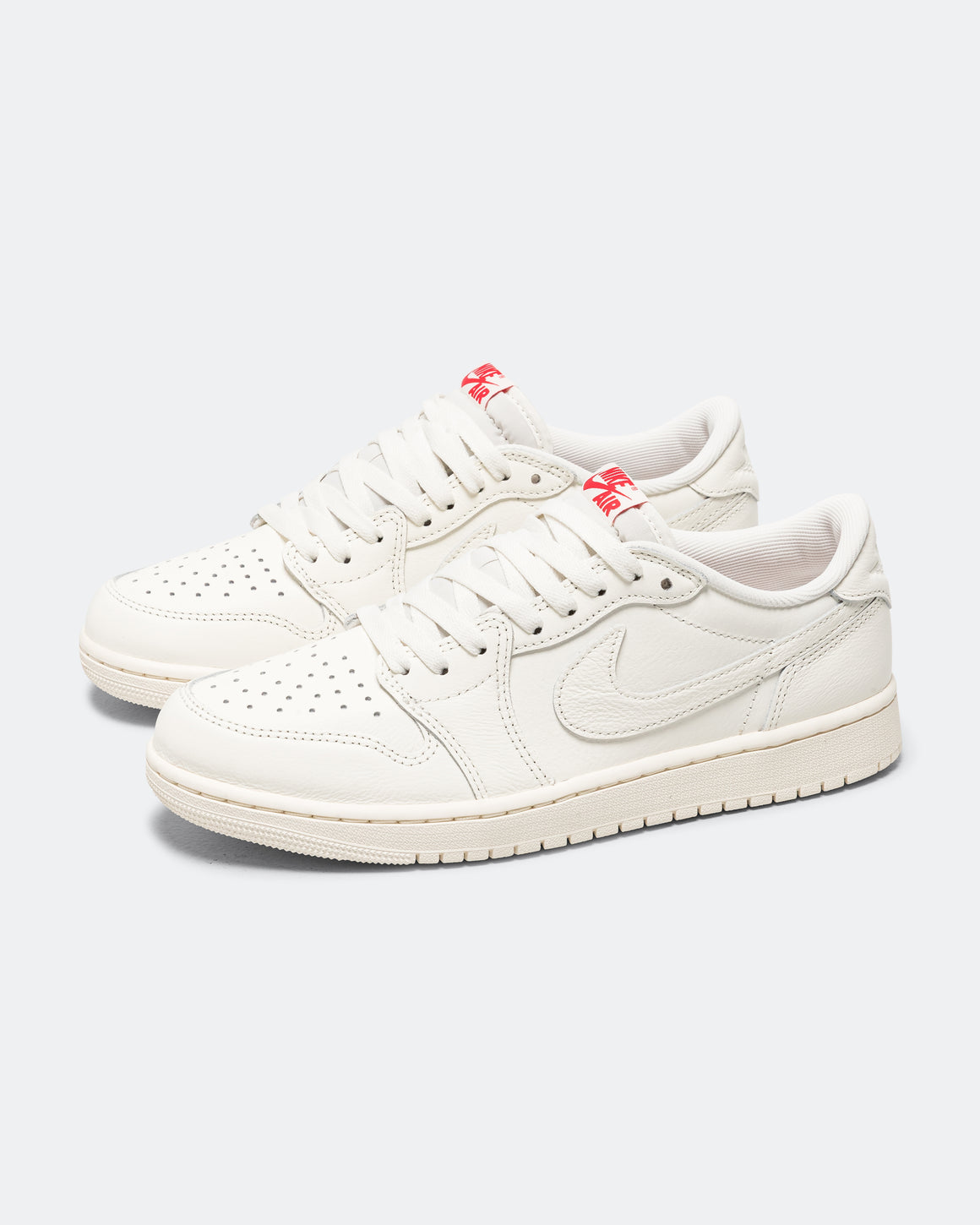 Jordan - Air Jordan 1 Retro Low - Sail/Sail-University Red - UP THERE