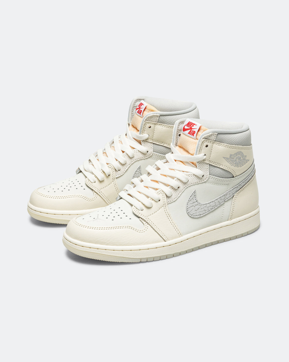 Jordan - Air Jordan 1 Retro - Sail/University Red-Pale Ivory - UP THERE