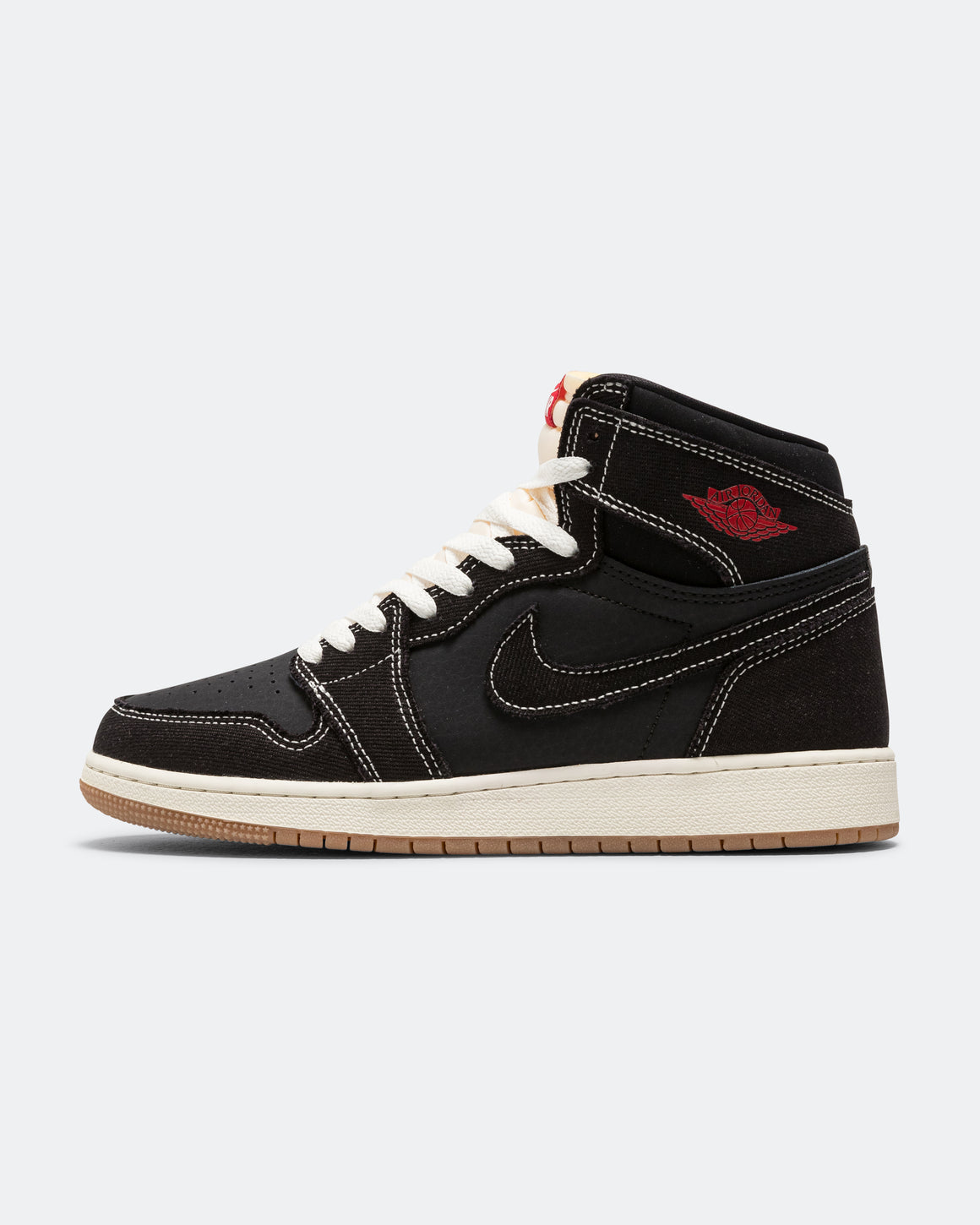 Jordan - Air Jordan 1 RTR High OG FC (GS) - Black/University Red-Sail-Gum Brown - UP THERE