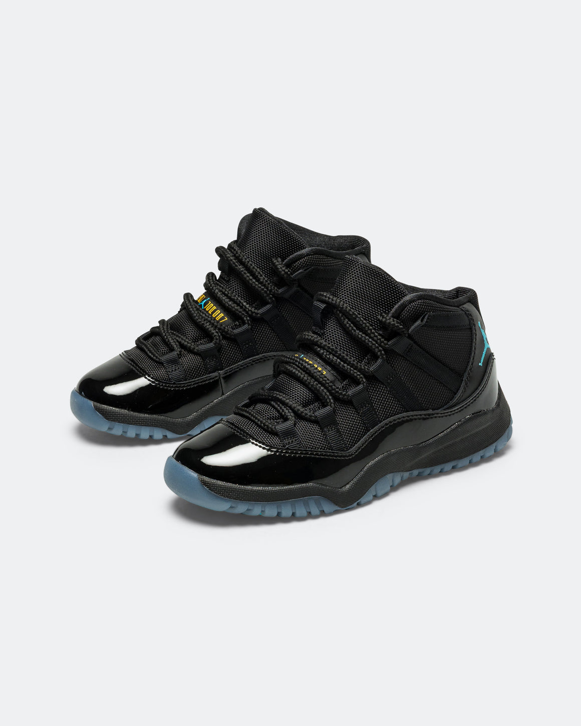 Jordan - Air Jordan 11 Retro (PS) - Black/Gamma Blue-Varsity Maize - UP THERE