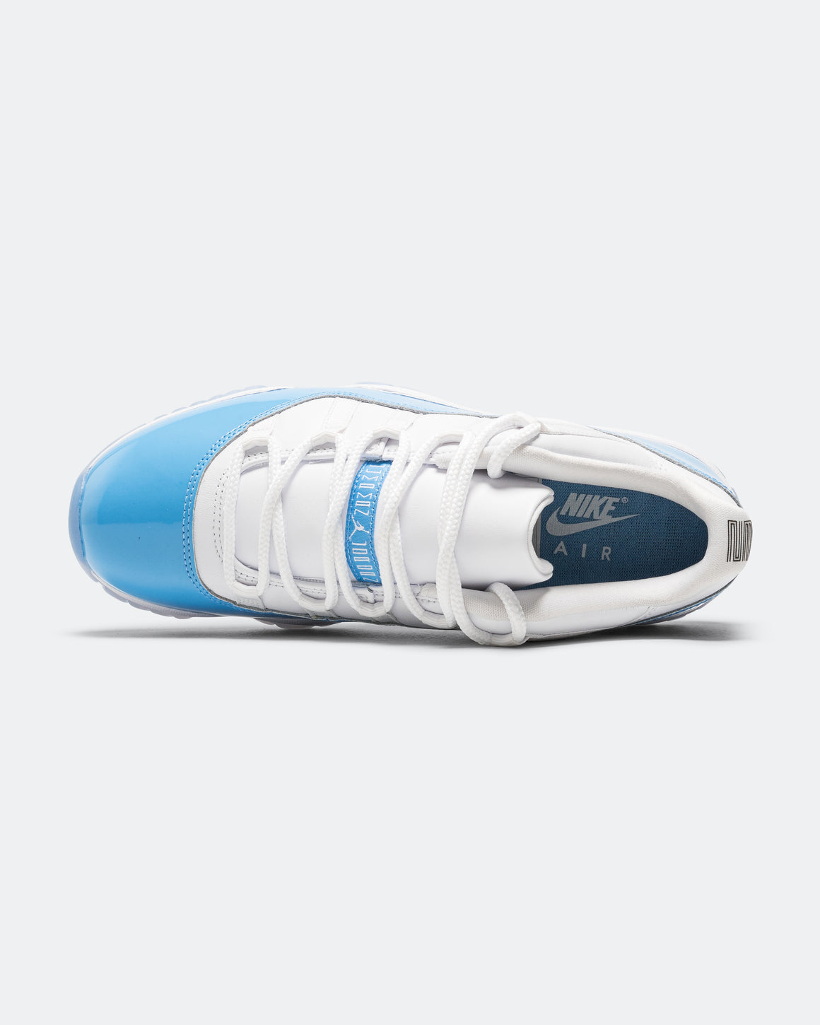 Jordan - Air Jordan 11 Retro Low - White/University Blue-Black - UP THERE