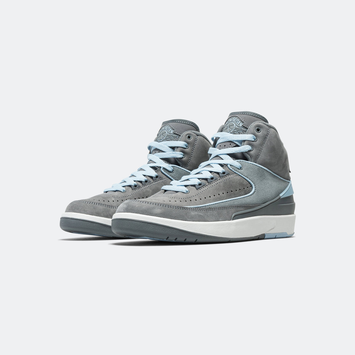 Nike Womens Air Jordan 2 - Cool Grey/Ice Blue-White | Up There | UP THERE
