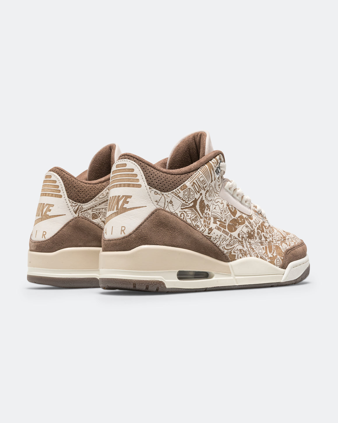 Jordan - Air Jordan 3 'Laser' - Phantom/University Red-Palomino-Sail - UP THERE