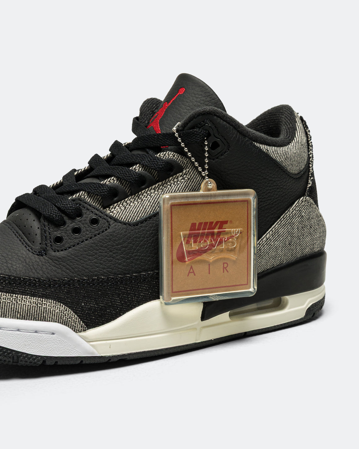 Jordan - Air Jordan 3 Retro LSC x Levis - Denim/Black-Gym Red - UP THERE