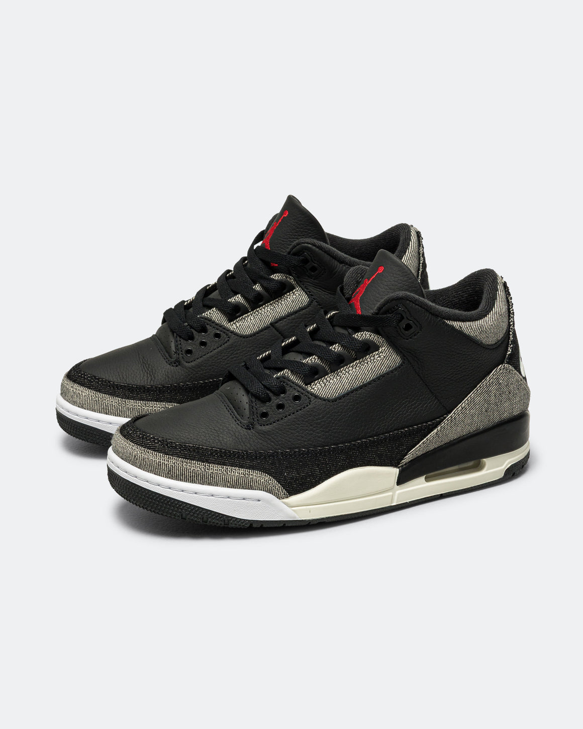 Jordan - Air Jordan 3 Retro LSC x Levis - Denim/Black-Gym Red - UP THERE
