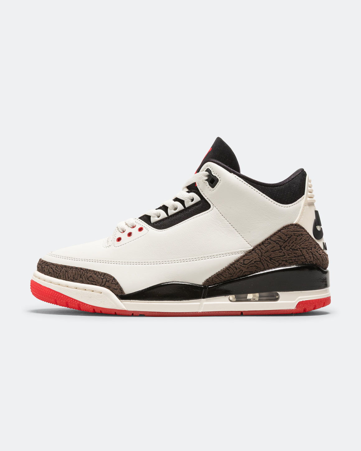 Jordan - Air Jordan 3 Retro OG - Sail/Black-University Red-Pale Ivory - UP THERE