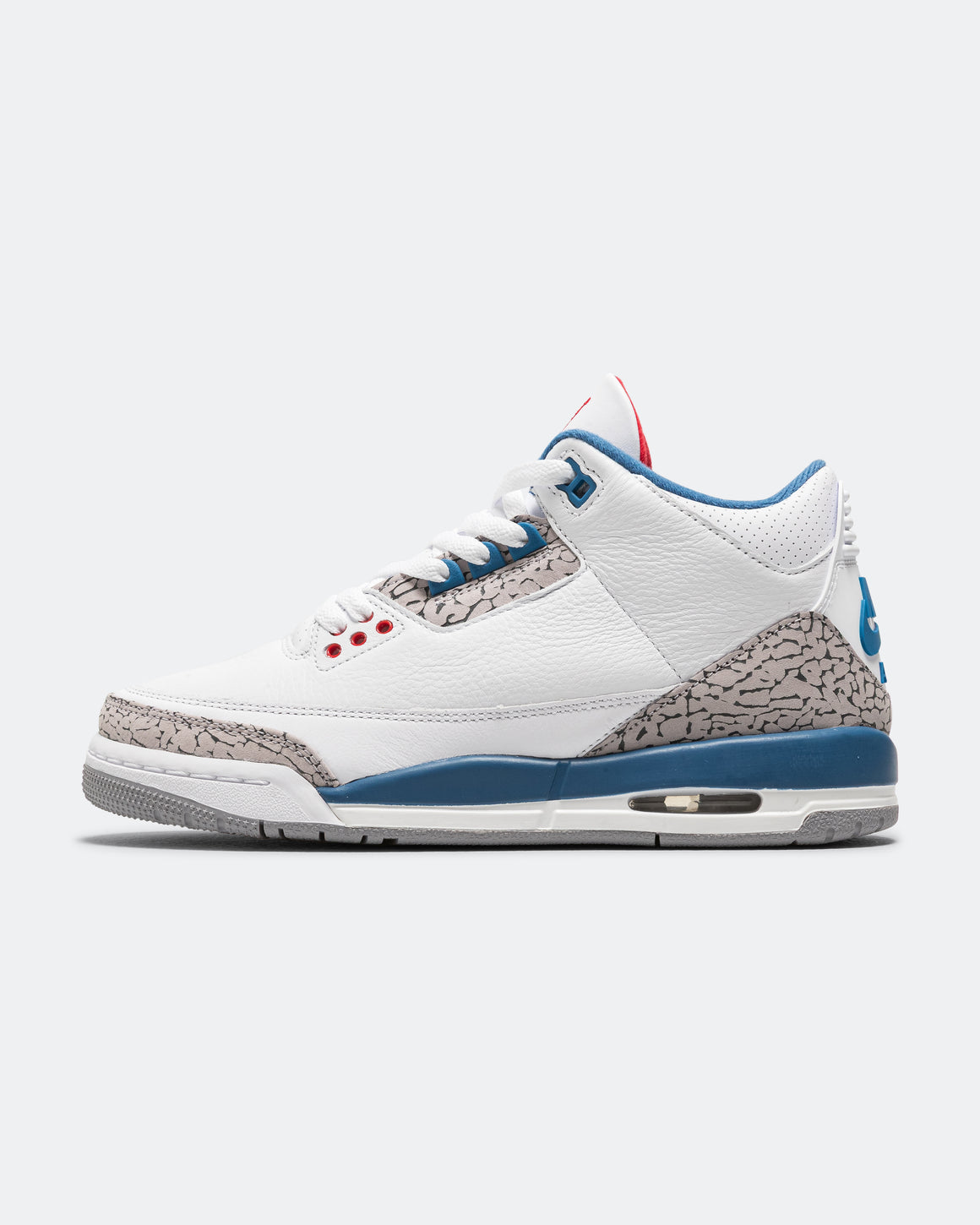 Jordan - Air Jordan 3 Retro 'True Blue' (GS) - White/Fire Red-True Blue - UP THERE