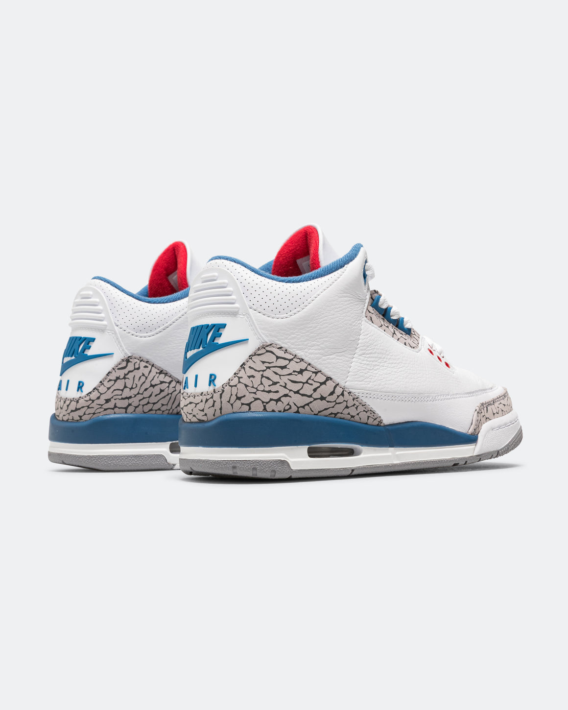 Jordan - Air Jordan 3 Retro 'True Blue' (GS) - White/Fire Red-True Blue - UP THERE