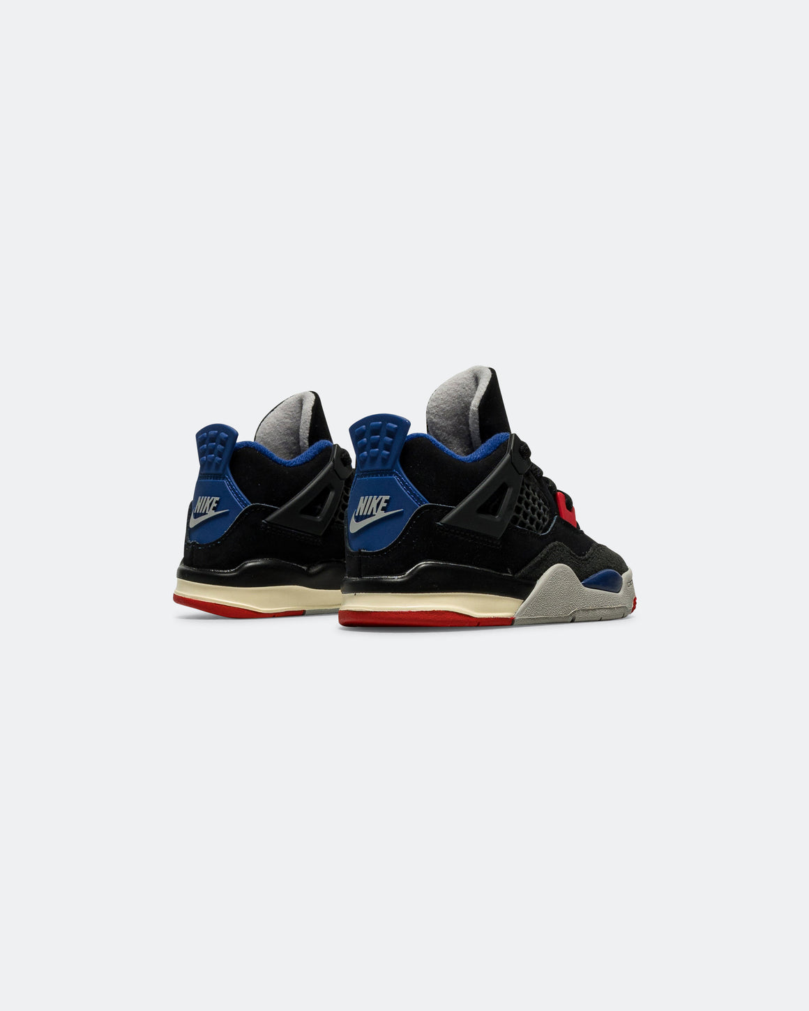 Jordan - Air Jordan 4 Retro (TD) - Black/Fire Red-Deep Royal Bue - UP THERE